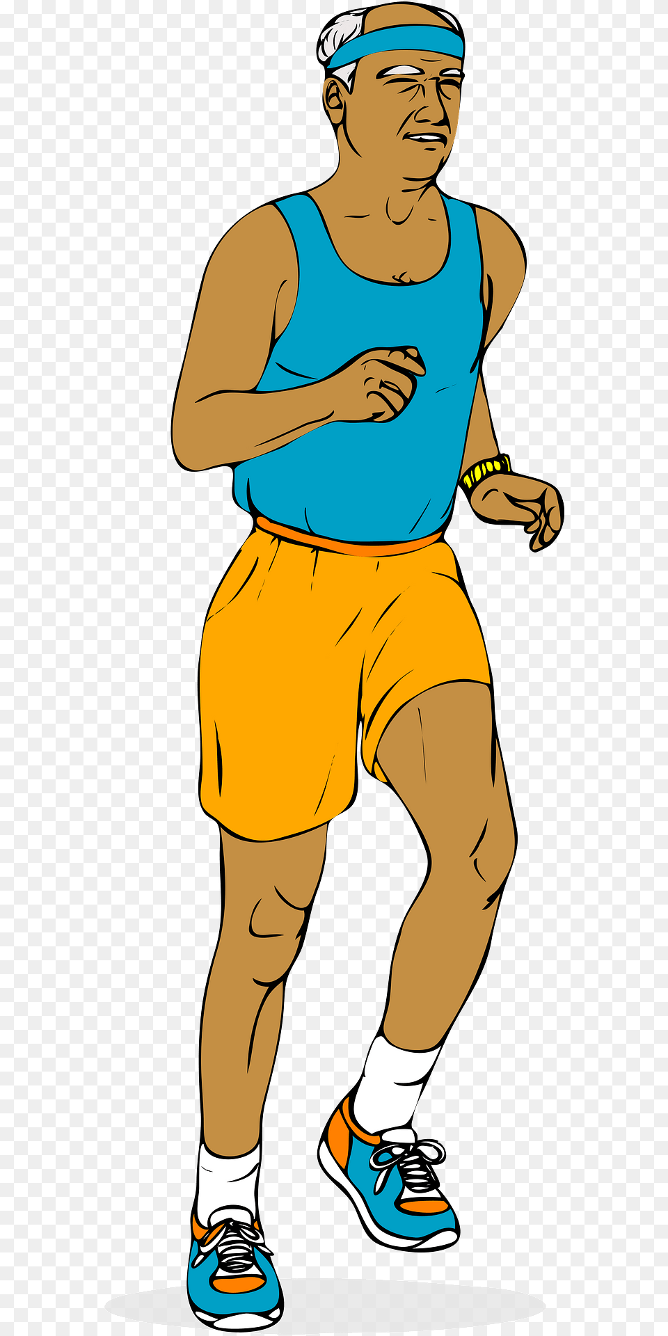 Jogging Person Clipart, Shorts, Clothing, Man, Male Png