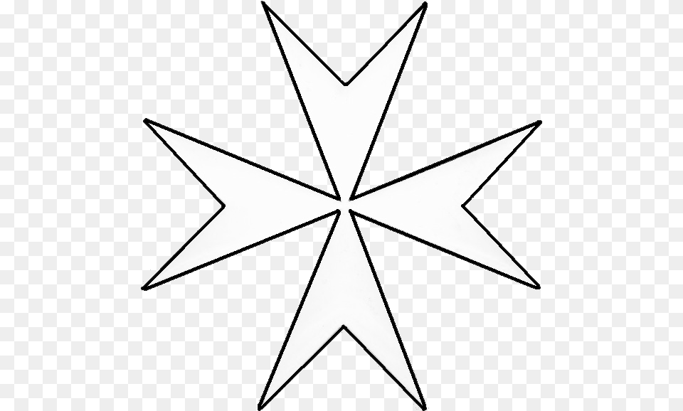 Johanniter Order Line Art, Star Symbol, Symbol, Leaf, Plant Png