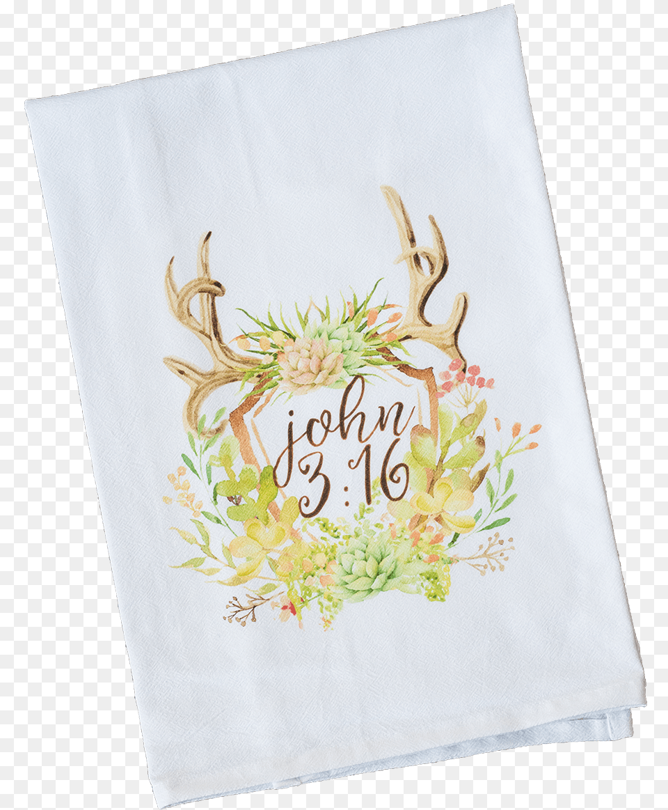 John 3 16 Crest Linen, Pattern, Napkin, Embroidery Free Transparent Png