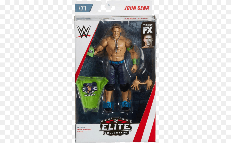 John Cena Action Figure Elite, Figurine, Adult, Male, Man Png