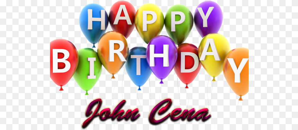 John Cena Clipart Birthday Doum Gn, Balloon Free Png