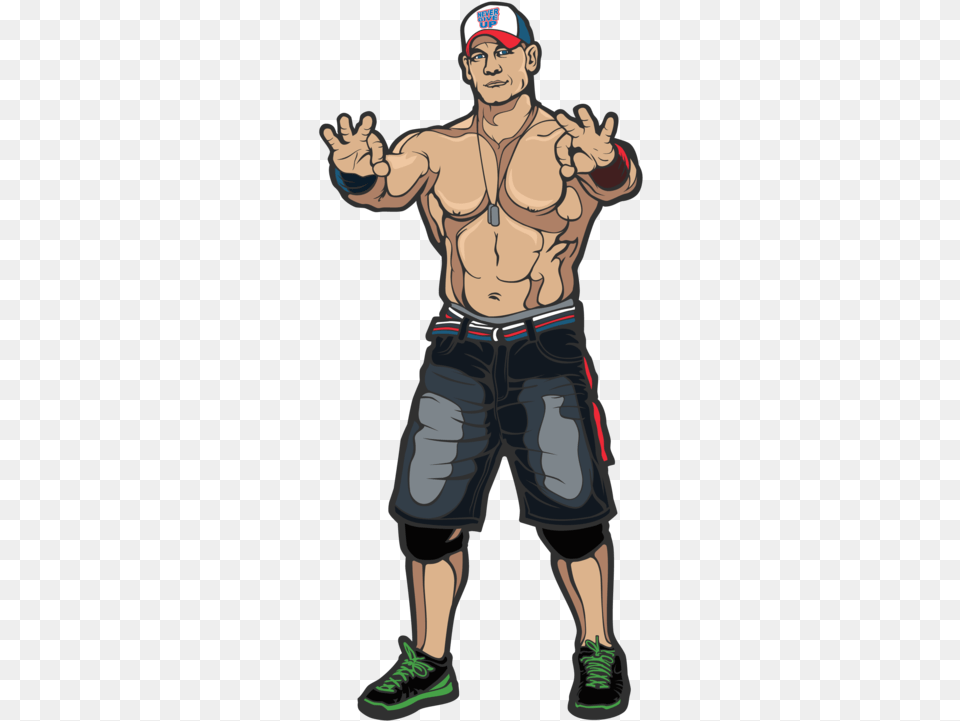 John Cena Coloring Pages Google Gambar John Cena Kartun, Shorts, Baseball Cap, Cap, Clothing Free Png