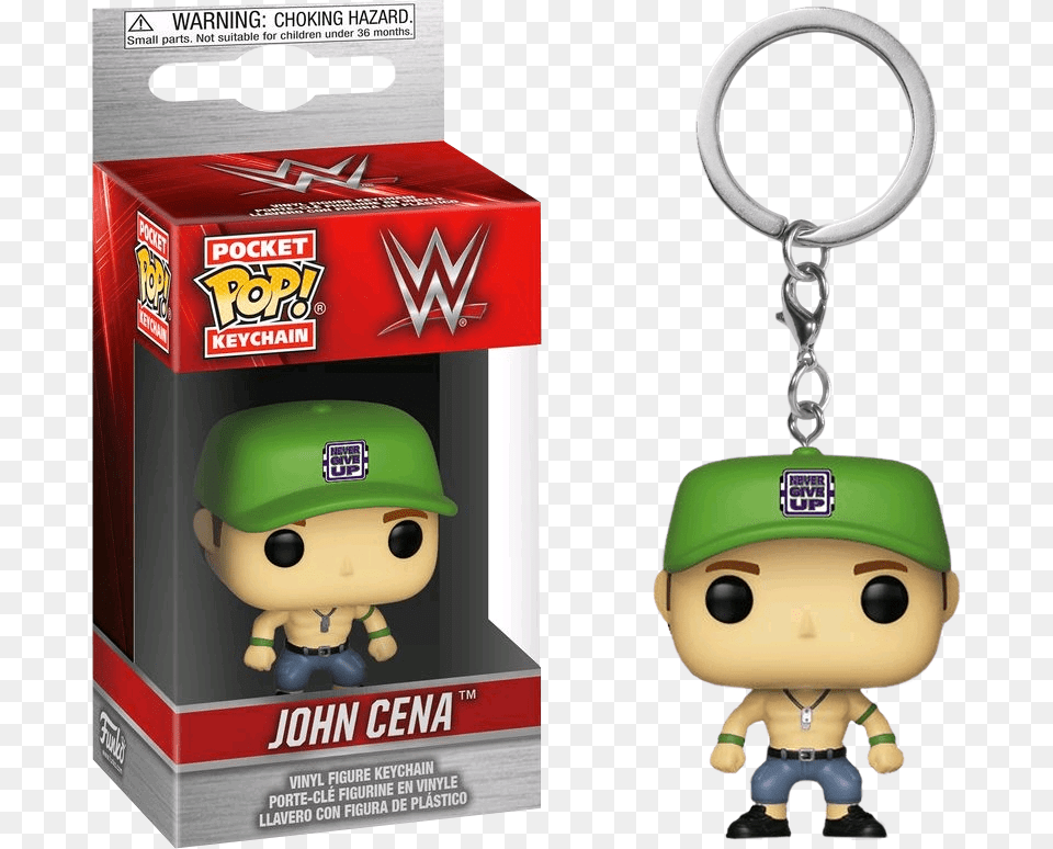John Cena Funko Pocket Pop Keychain John Cena Funko Pop Keychain, Baby, Person, Face, Head Free Png Download