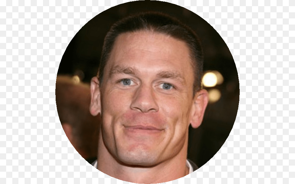 John Cena Head, Smile, Dimples, Face, Happy Png Image