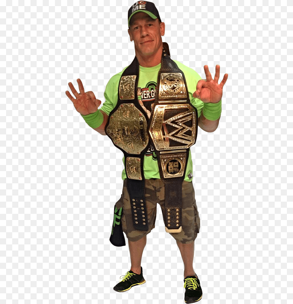 John Cena Logo For Kids Wwe John Cena 16x Time Champ, Hand, Person, Body Part, Finger Free Transparent Png
