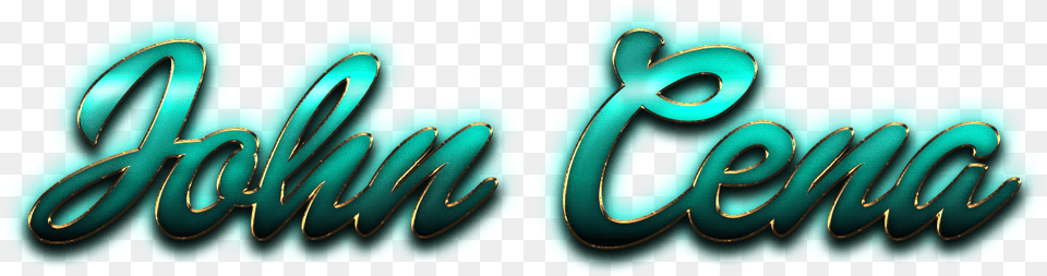 John Cena Name Logo Graphic Design, Coil, Spiral, Turquoise, Accessories Free Png