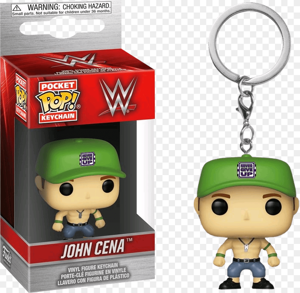 John Cena Pocket Pop Vinyl Keychain, Baby, Person, Face, Head Free Transparent Png