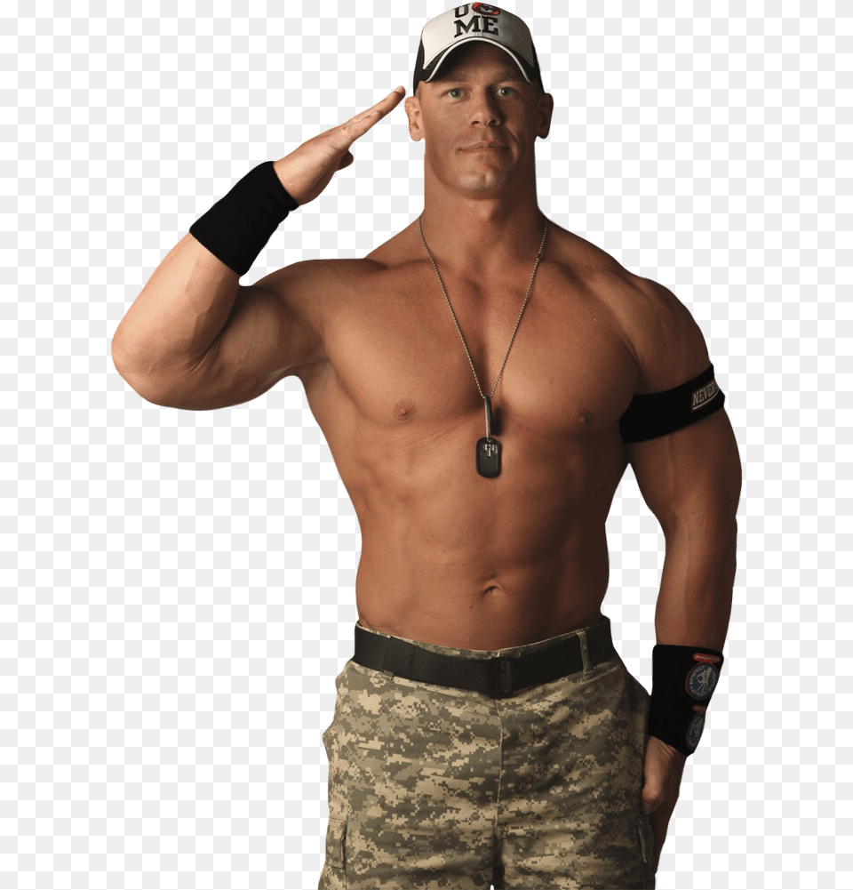 John Cena Soldier John Cena Salute, Accessories, Baseball Cap, Cap, Clothing Free Png