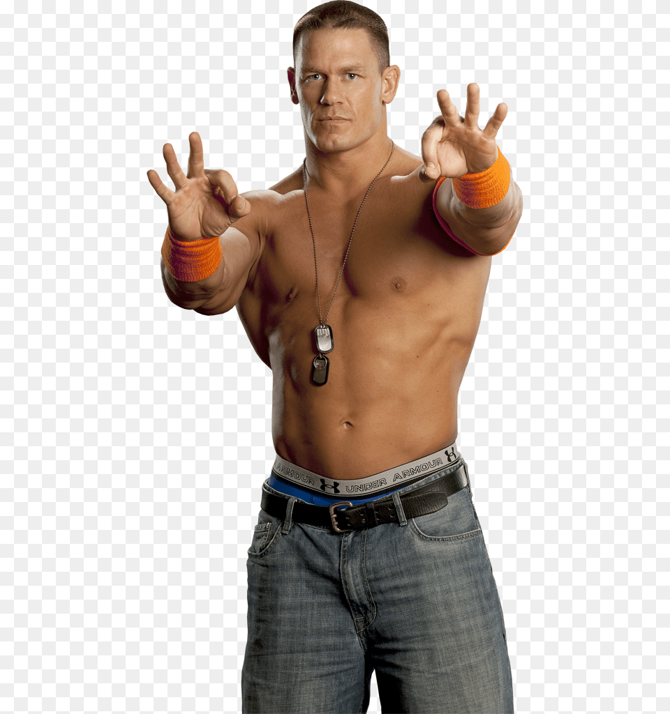 John Cena Transparent John Cena Transparent, Person, Body Part, Finger, Hand Png Image