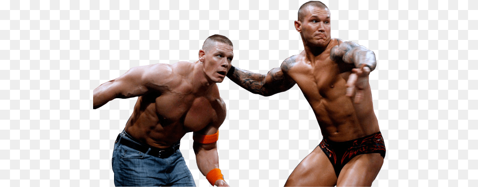 John Cena Vs Randy Orton, Adult, Male, Man, Person Free Png Download