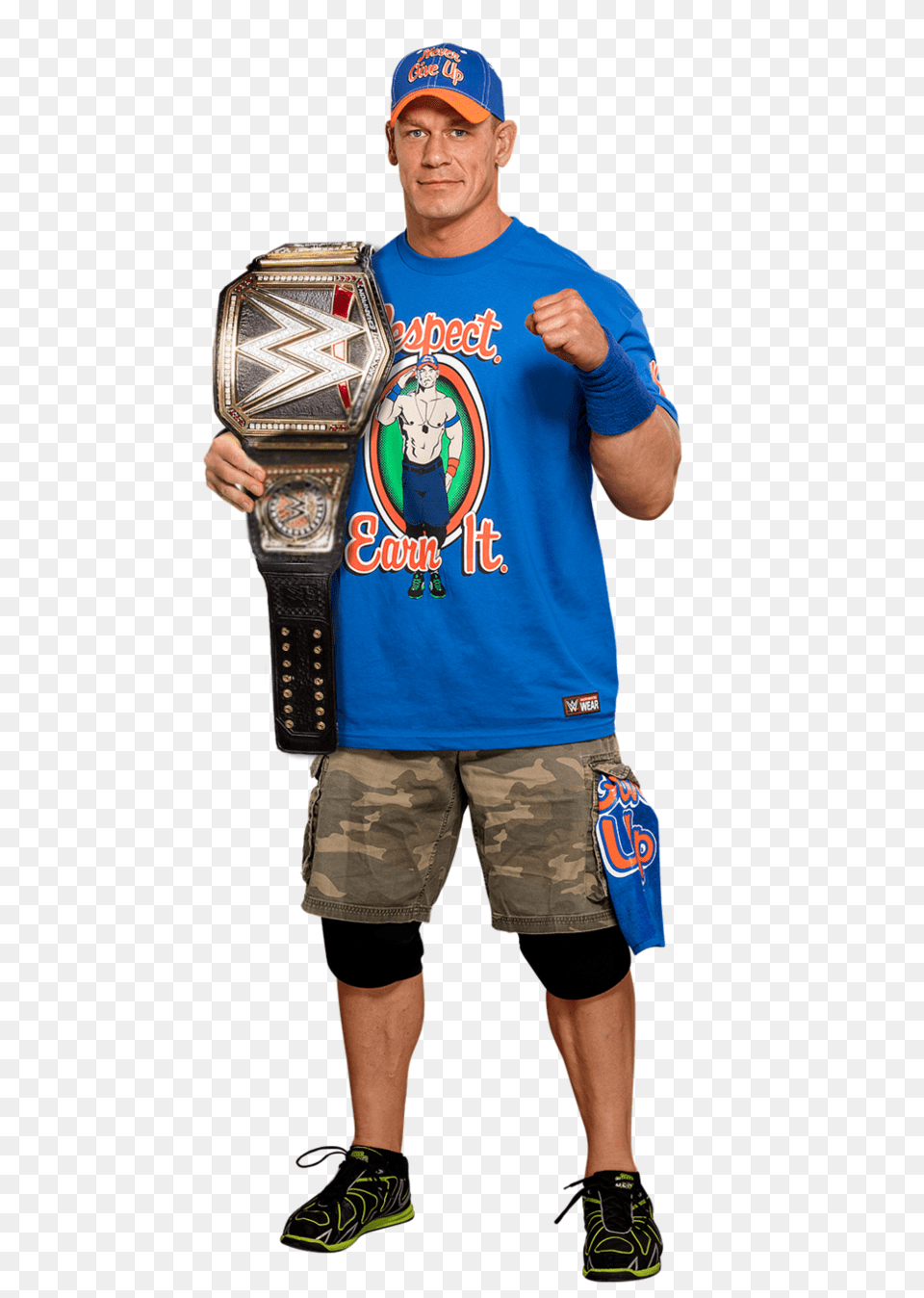John Cena Wwe Champion, T-shirt, Shorts, Shoe, Clothing Free Png