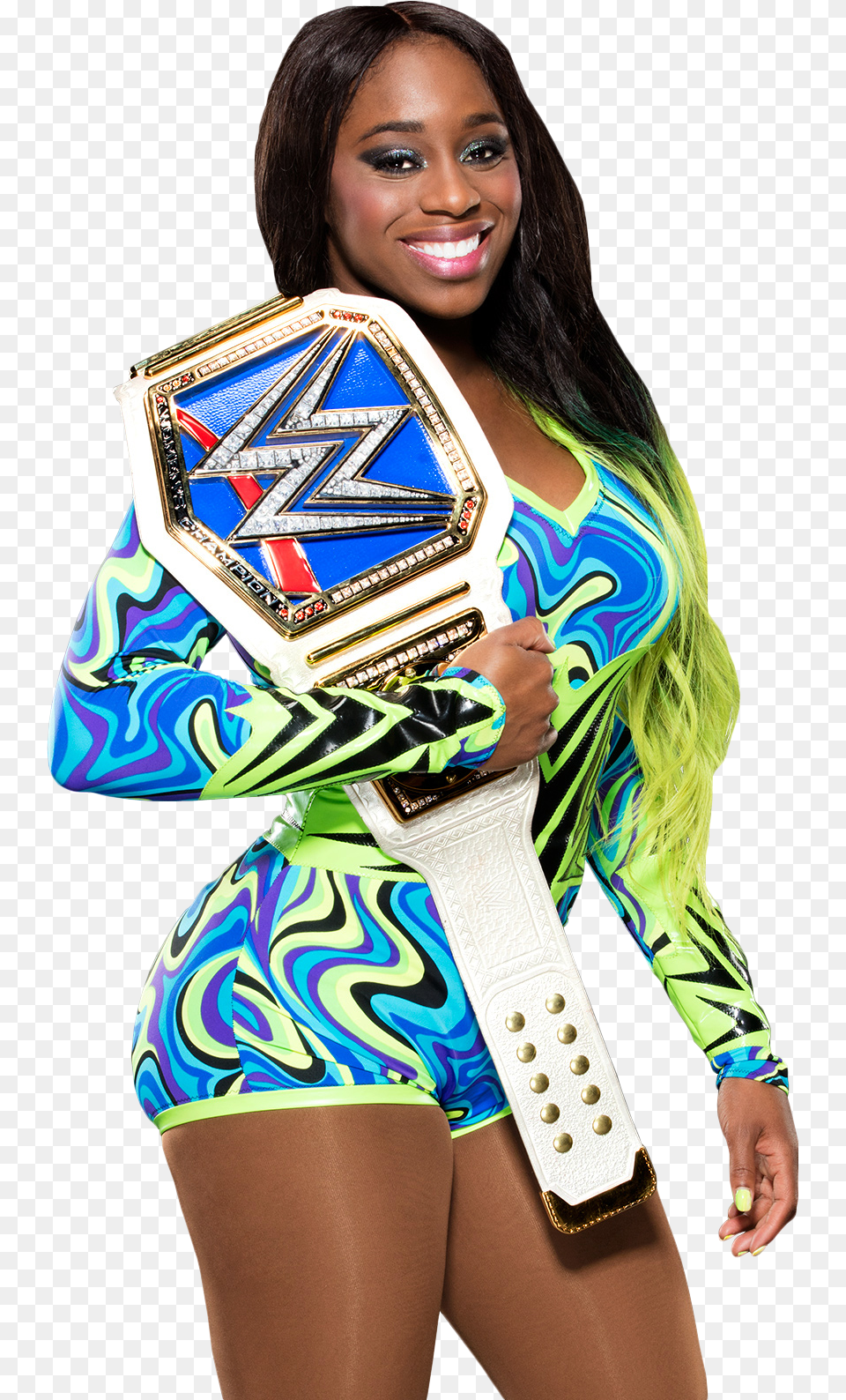 John Cena Wwe Championship Naomi Smackdown Women39s Champion, Accessories, Adult, Female, Person Free Png Download