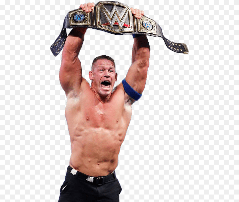 John Cena Wwe John Cena 2017 Wwe Champion, Accessories, Man, Male, Person Png Image