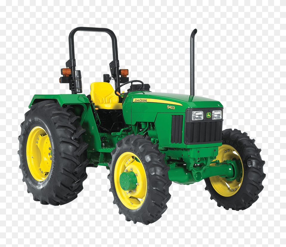 John Deer Tractor Sideview, Transportation, Vehicle, Machine, Wheel Free Png Download