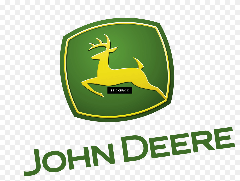 John Deere, Logo, Animal, Deer, Mammal Free Png Download
