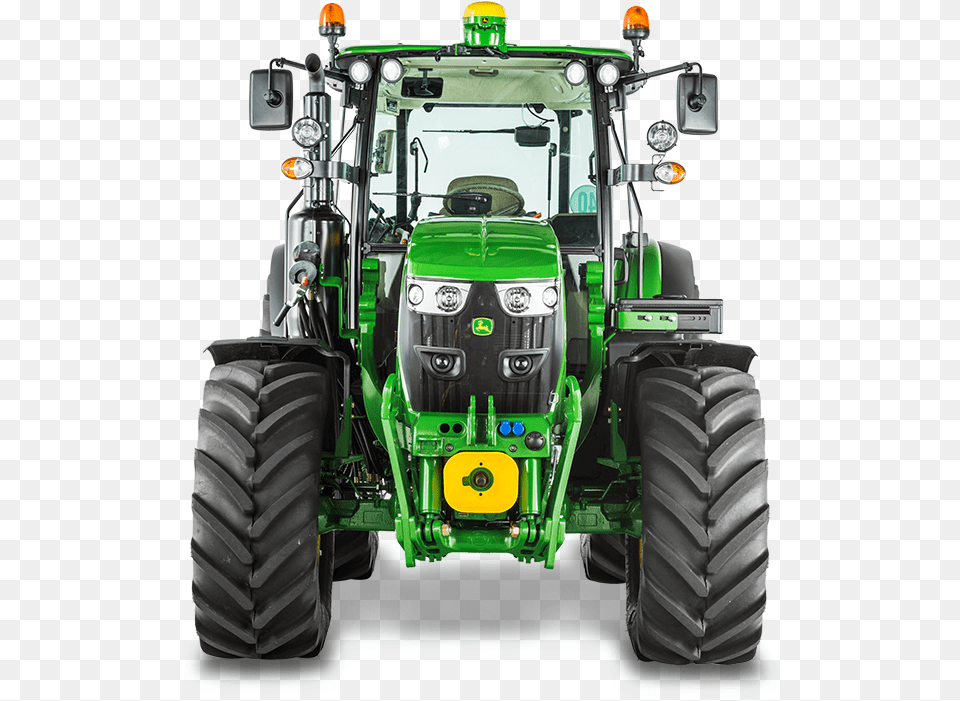 John Deere 6115mc Download John Deere Trekker Voorkant, Wheel, Vehicle, Transportation, Tractor Png Image