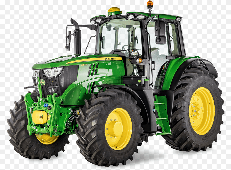 John Deere 6155m 2019, Tractor, Transportation, Vehicle, Machine Free Transparent Png