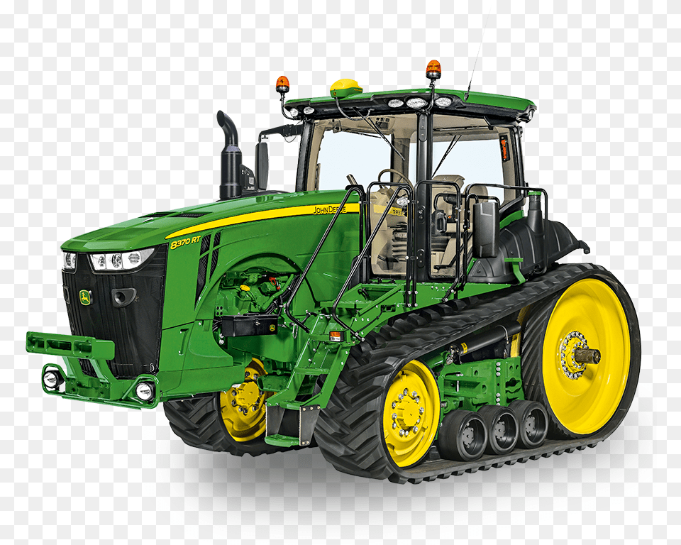 John Deere 8370 Rt, Tractor, Transportation, Vehicle, Machine Png
