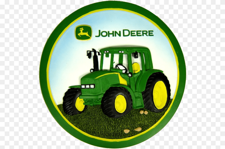 John Deere Clipart Cartoon X Tractor John Deere Cartoon, Wheel, Machine, Tool, Plant Png Image