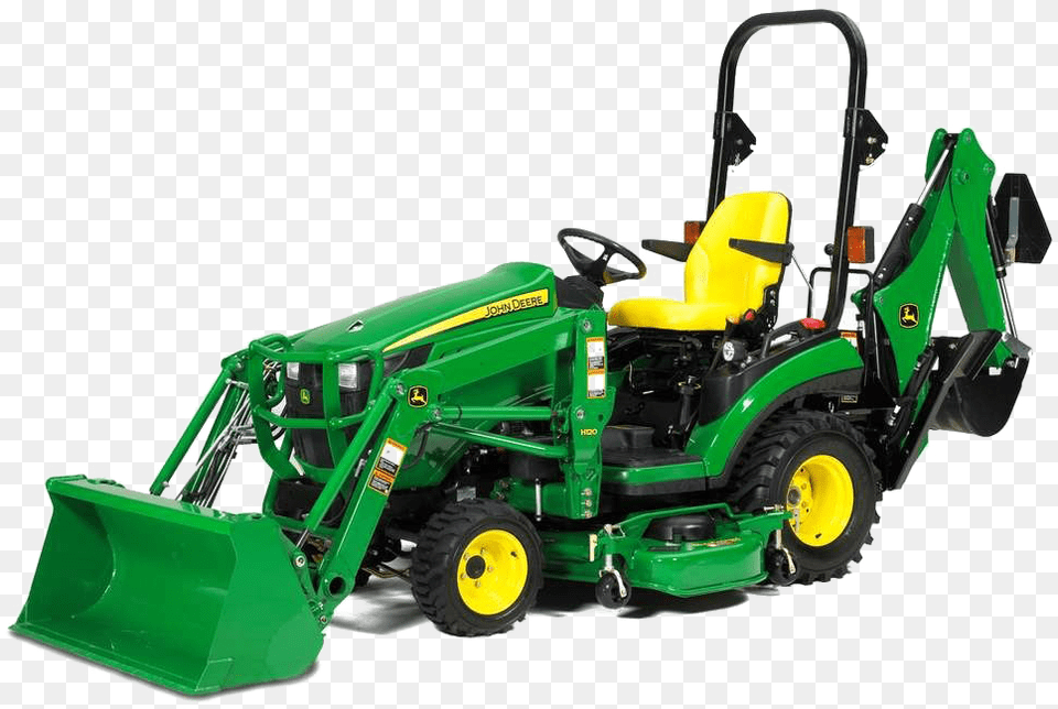 John Deere Compact Tractor, Plant, Grass, Lawn, Tool Free Png Download