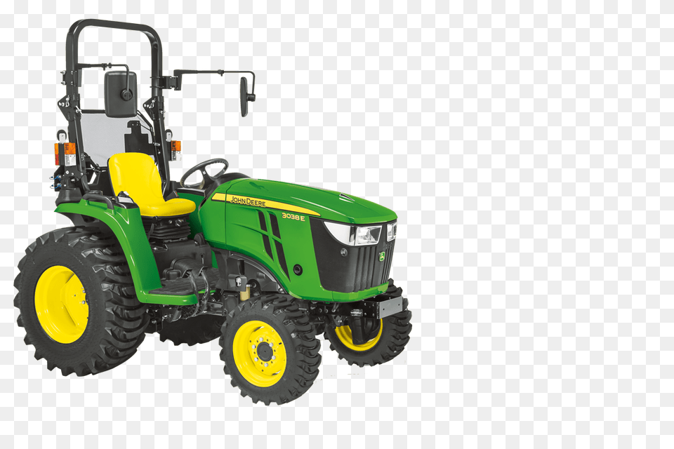 John Deere Family Compact Utility Tractor, Plant, Grass, Vehicle, Transportation Free Png