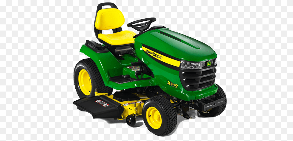 John Deere Lawn Tractor In Deck, Grass, Plant, Device, Lawn Mower Free Transparent Png