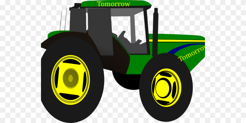 John Deere Logo Hd John Deere Tractor Animation, Machine, Wheel, Transportation, Vehicle Png