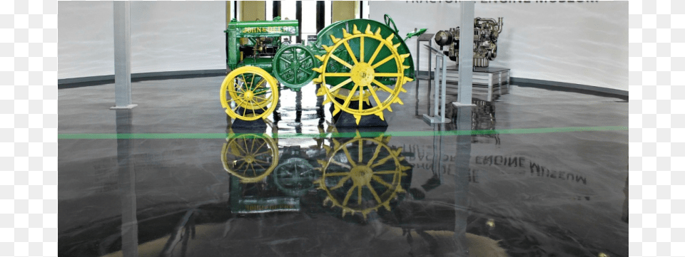 John Deere Tractor Amp Engine Museum Poster, Wheel, Machine, Floor, Vehicle Free Transparent Png