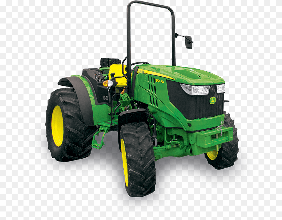 John Deere Tractor John Deere 5105 Gf, Wheel, Vehicle, Transportation, Machine Free Png