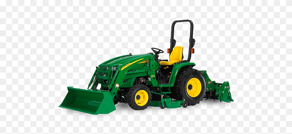 John Deere Tractors Compact Tractors Utility Tractors, Grass, Plant, Lawn, Bulldozer Free Transparent Png