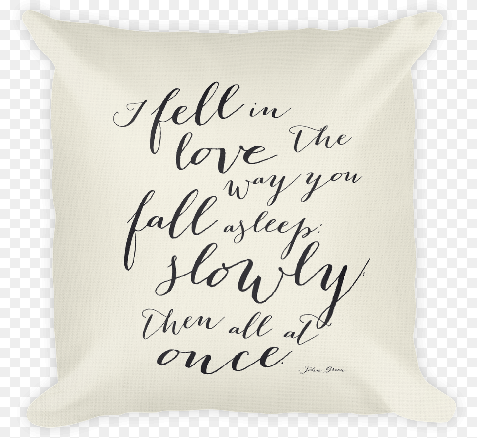 John Green Quote From Fault In Our Stars Throw Pillow Bella Rosa Boutique, Cushion, Home Decor, Text, Adult Free Transparent Png