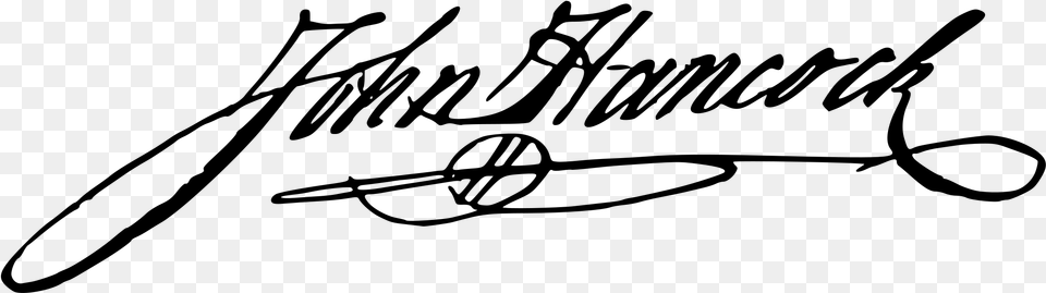 John Hancock Icons John In Cursive Writing, Gray Png