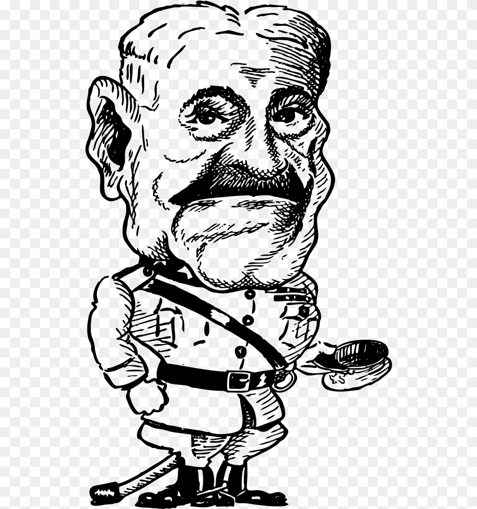 John J Pershing Clip Art, Gray Free Transparent Png