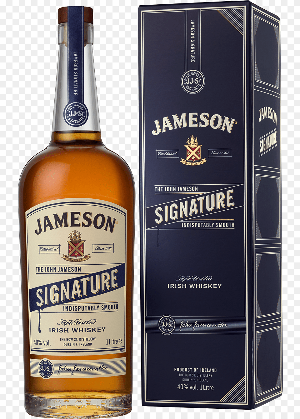 John Jameson Signature Reserve Whiskey 12 Yo 1l Ireland Jameson Signature Reserve, Alcohol, Beverage, Liquor, Whisky Free Png Download