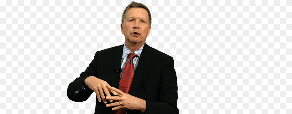 John Kasich Joins The Crowd John Kasich Transparent, Accessories, Person, People, Man Png