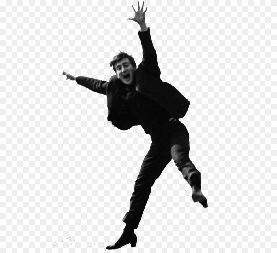 John Lennon Beatles Jumping, Body Part, Dancing, Finger, Hand Free Transparent Png