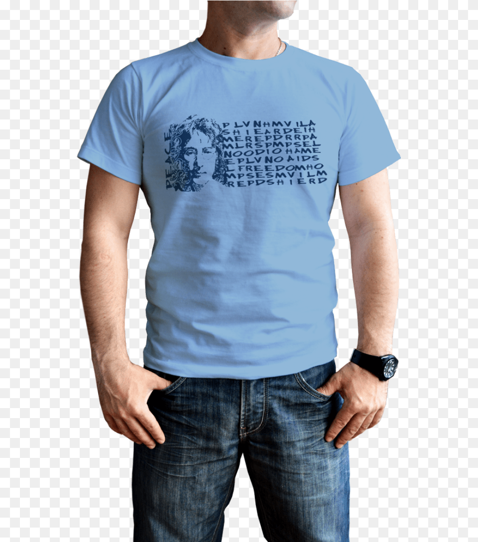 John Lennon Peace T Shirt T Shirt Network Computer, Clothing, T-shirt, Jeans, Pants Png Image