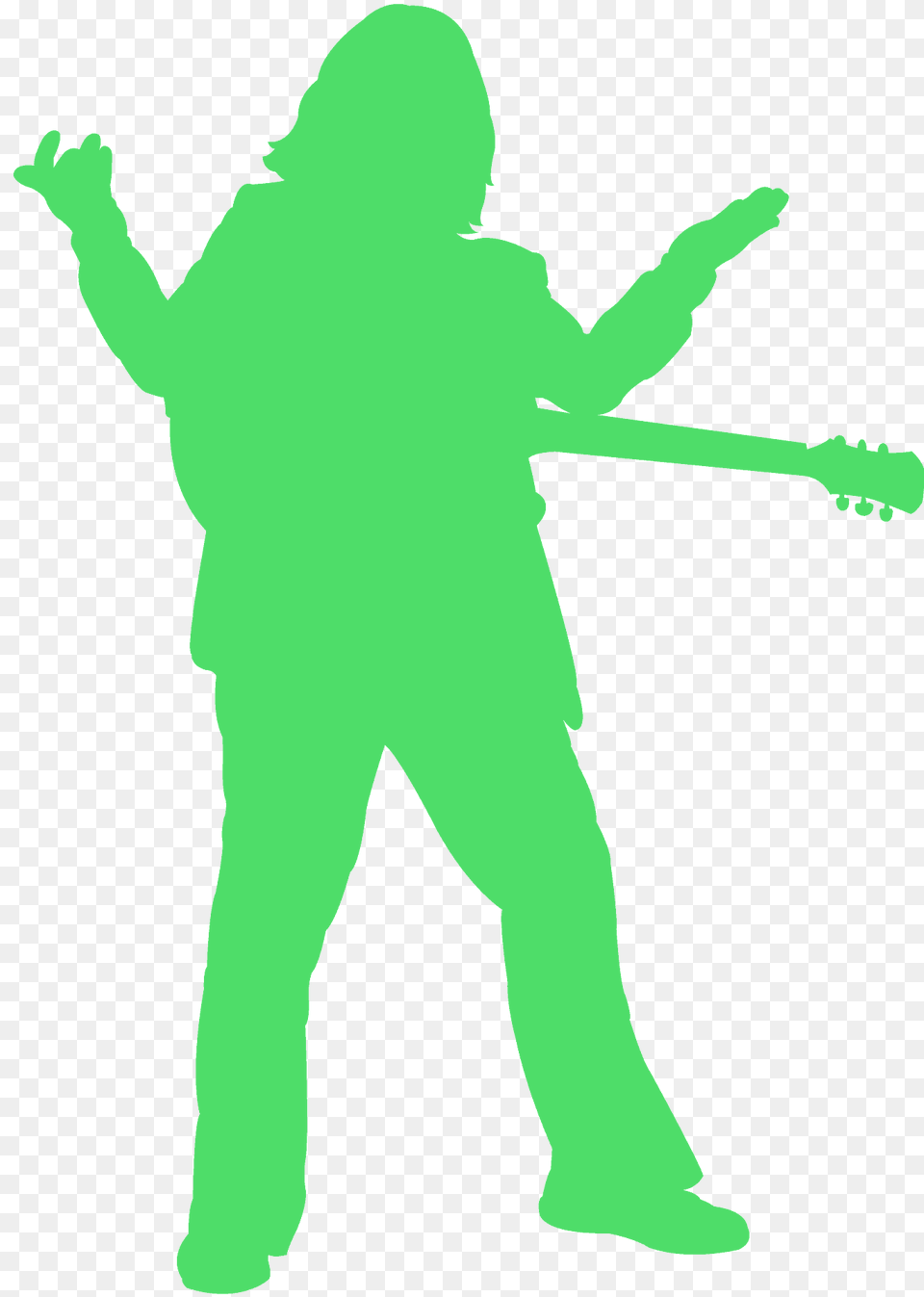 John Lennon Silhouette, Person, Guitar, Musical Instrument, Concert Free Png Download