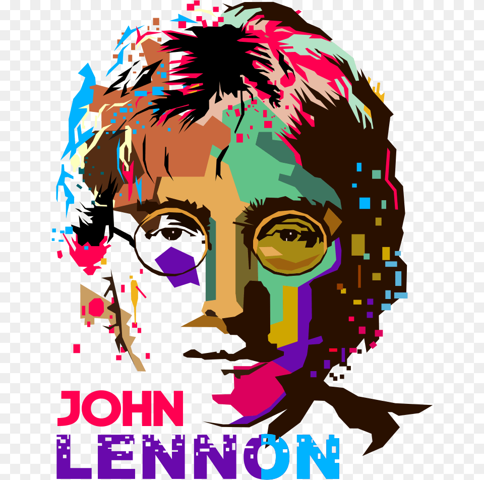 John Lennon T Shirt, Advertisement, Art, Graphics, Poster Png