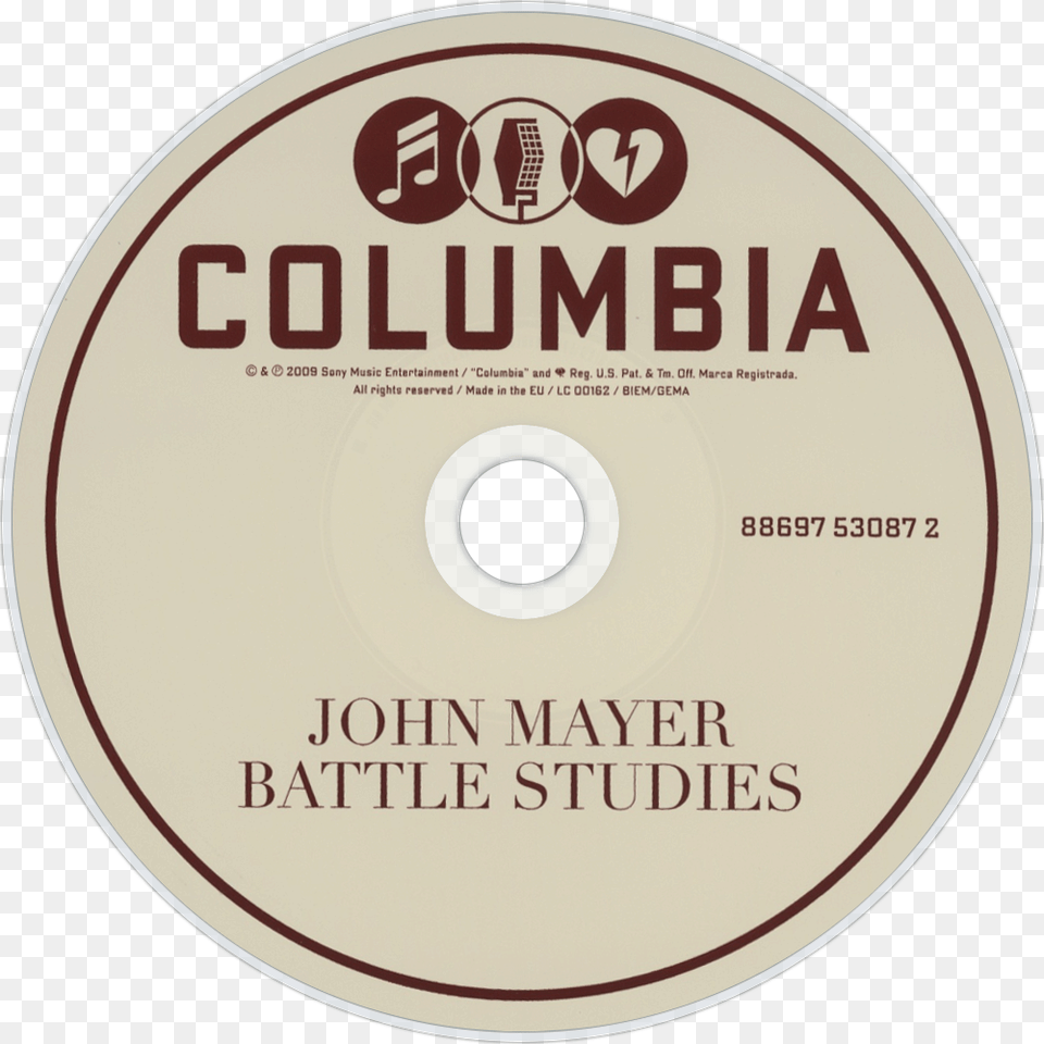 John Mayer Battle Studies Cd, Disk, Dvd Png Image