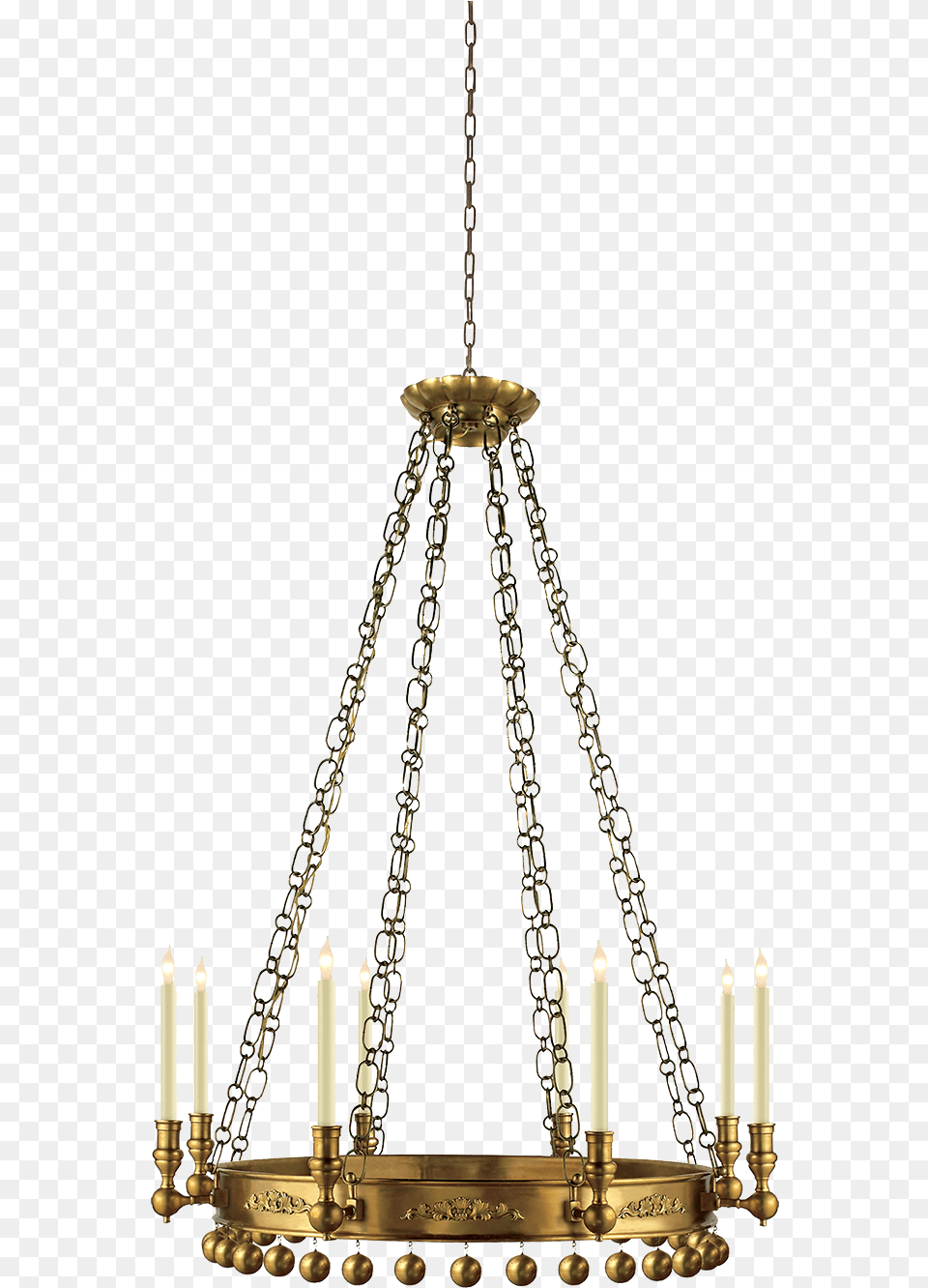 John Rosselli Natalya Chandelier, Lamp, Candle Free Transparent Png