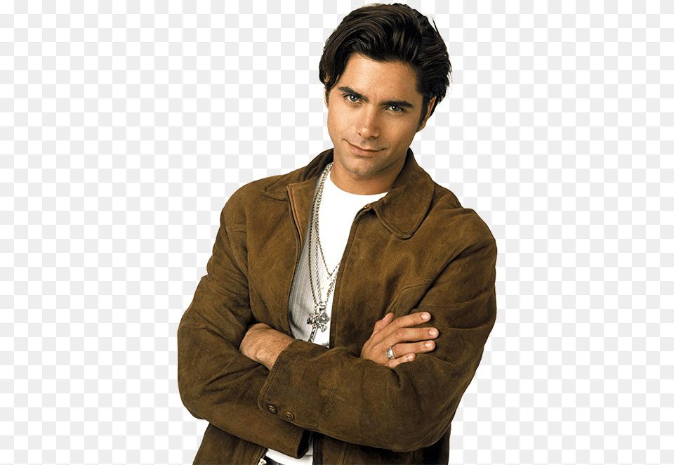John Stamos During Full House, Jacket, Clothing, Coat, Person Png