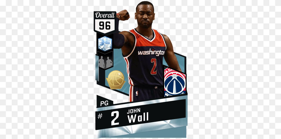 John Wall Diamond Card Gilbert Arenas 2k19 Cards, People, Person, Scoreboard Free Transparent Png