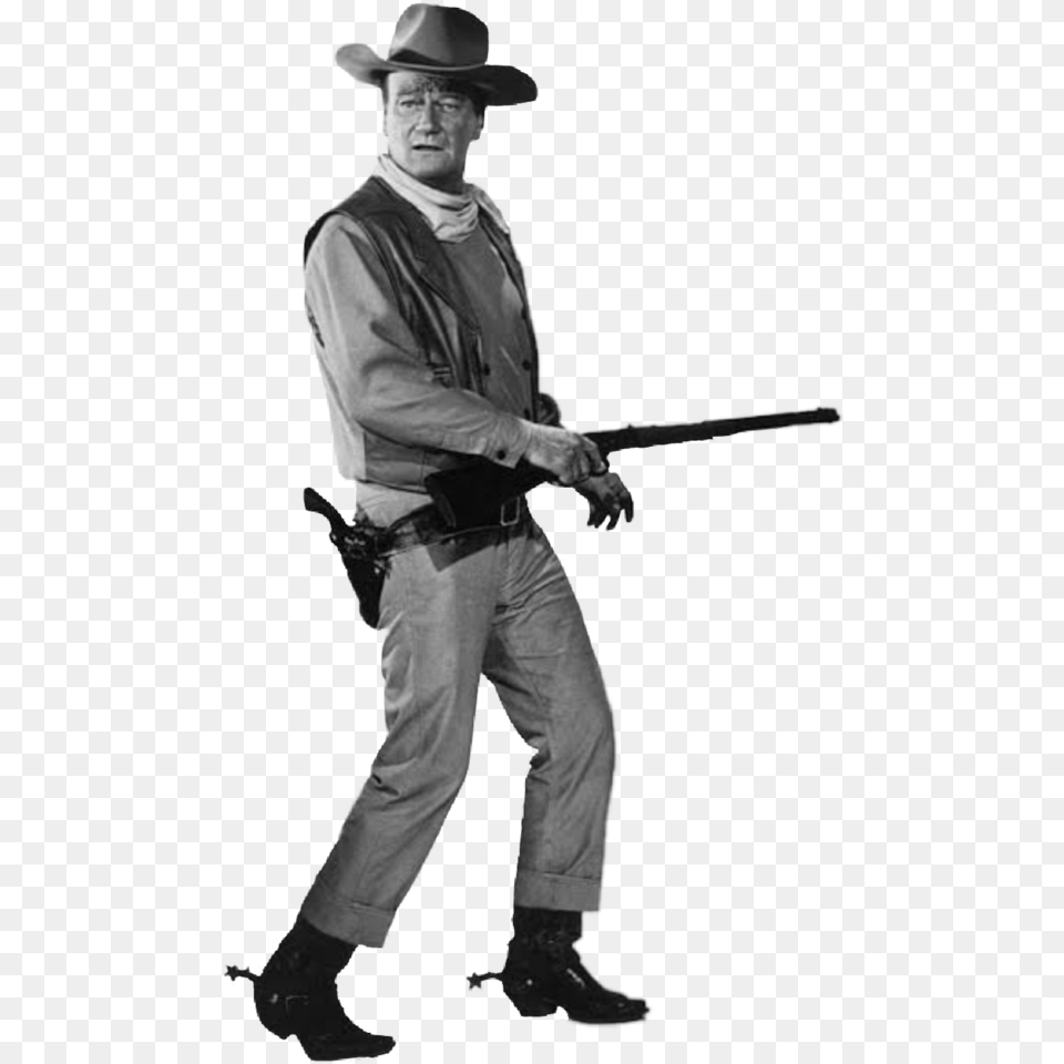 John Wayne Tracymarshall33 Racist Cowboy, Clothing, Person, People, Hat Free Transparent Png