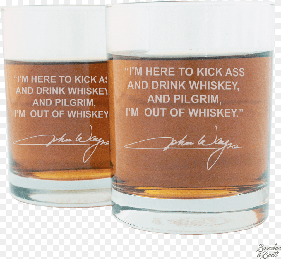 John Wayne Whiskey Glasses, Bottle, Alcohol, Beer, Beverage Png