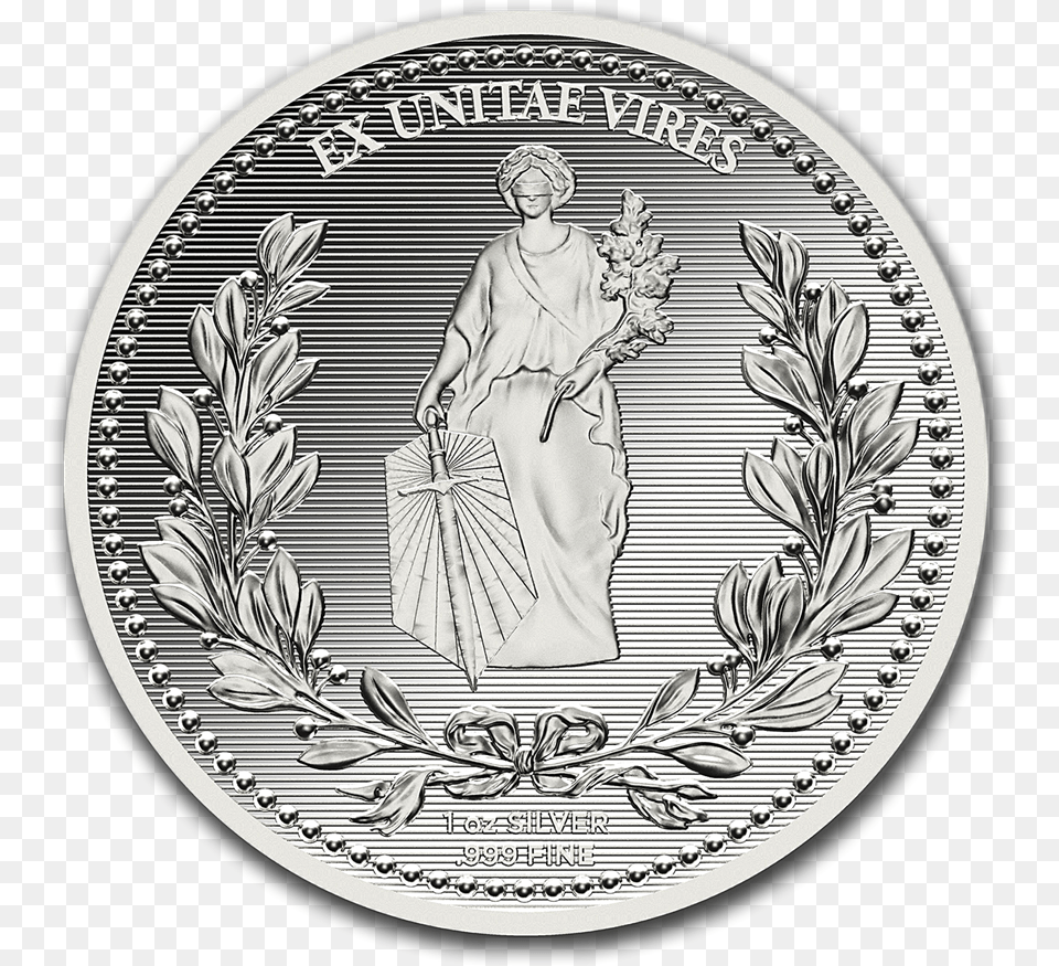 John Wick 1 Oz Silver Continental Coin Silver The Silver Gold Coins John Wick, Adult, Female, Person, Woman Png Image