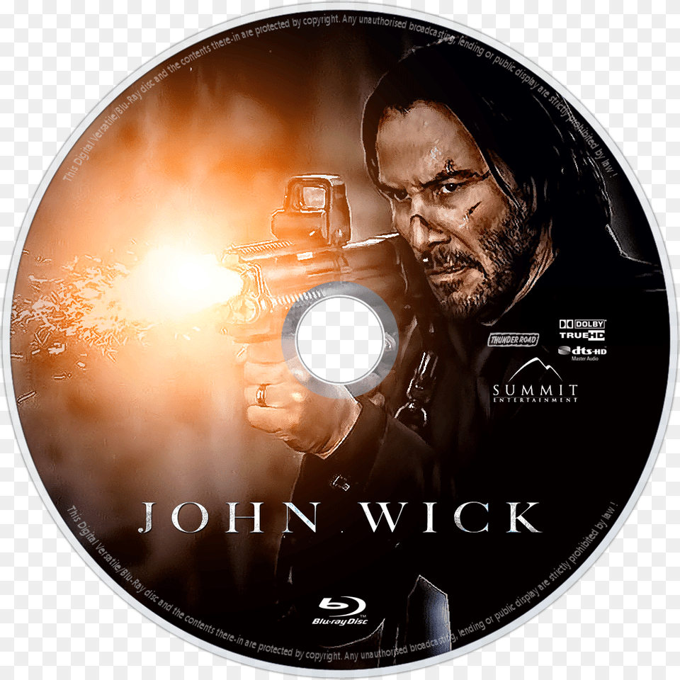 John Wick Bluray Disc, Disk, Dvd, Adult, Male Free Png