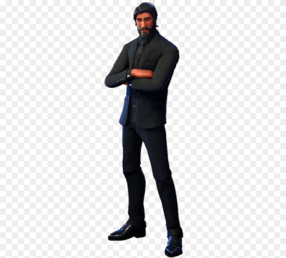 John Wick Fortnite, Clothing, Suit, Formal Wear, Adult Free Transparent Png