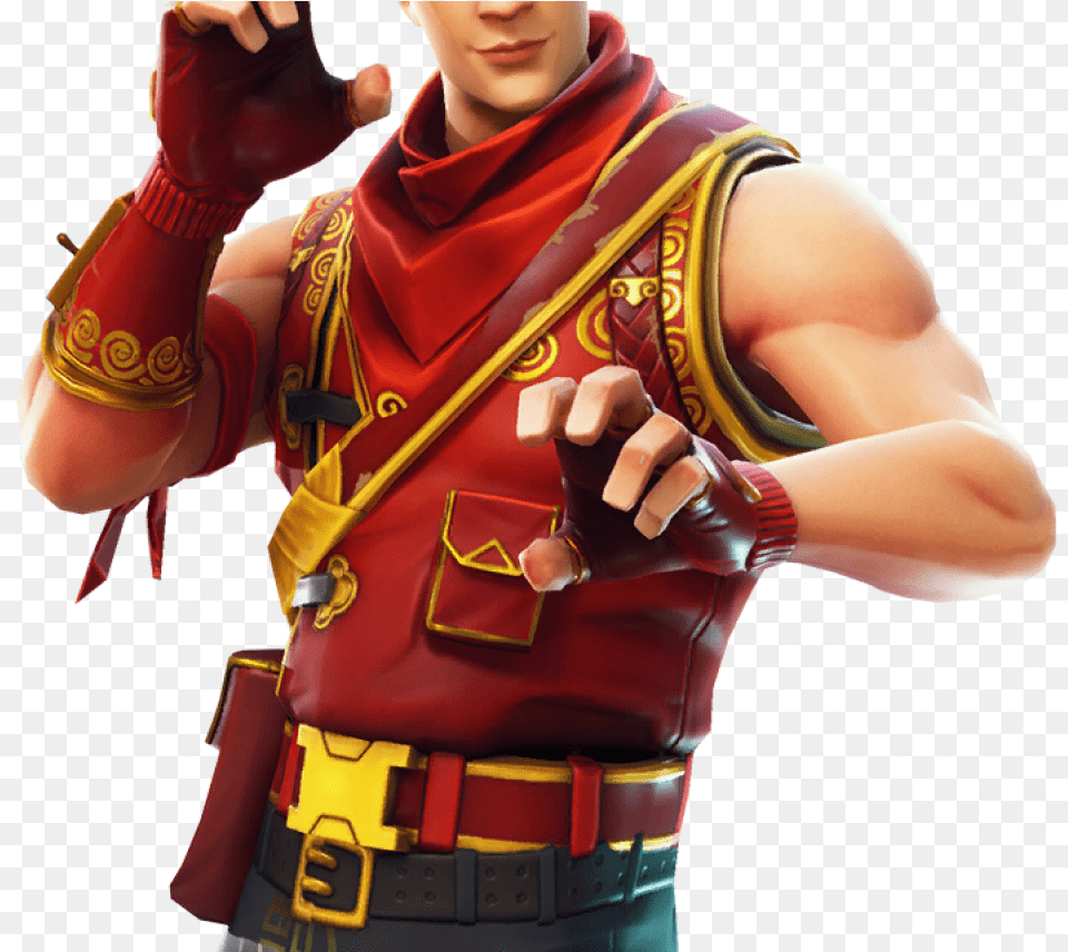 John Wick Fortnite Crimson Scout Fortnite, Vest, Clothing, Person, Man Free Png Download