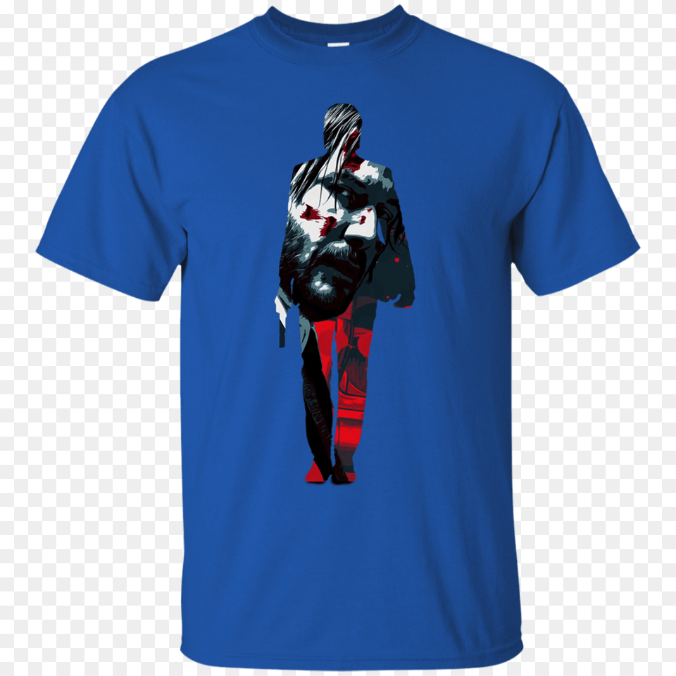 John Wick Silhouette T Shirt Men, Clothing, T-shirt, Adult, Female Png Image